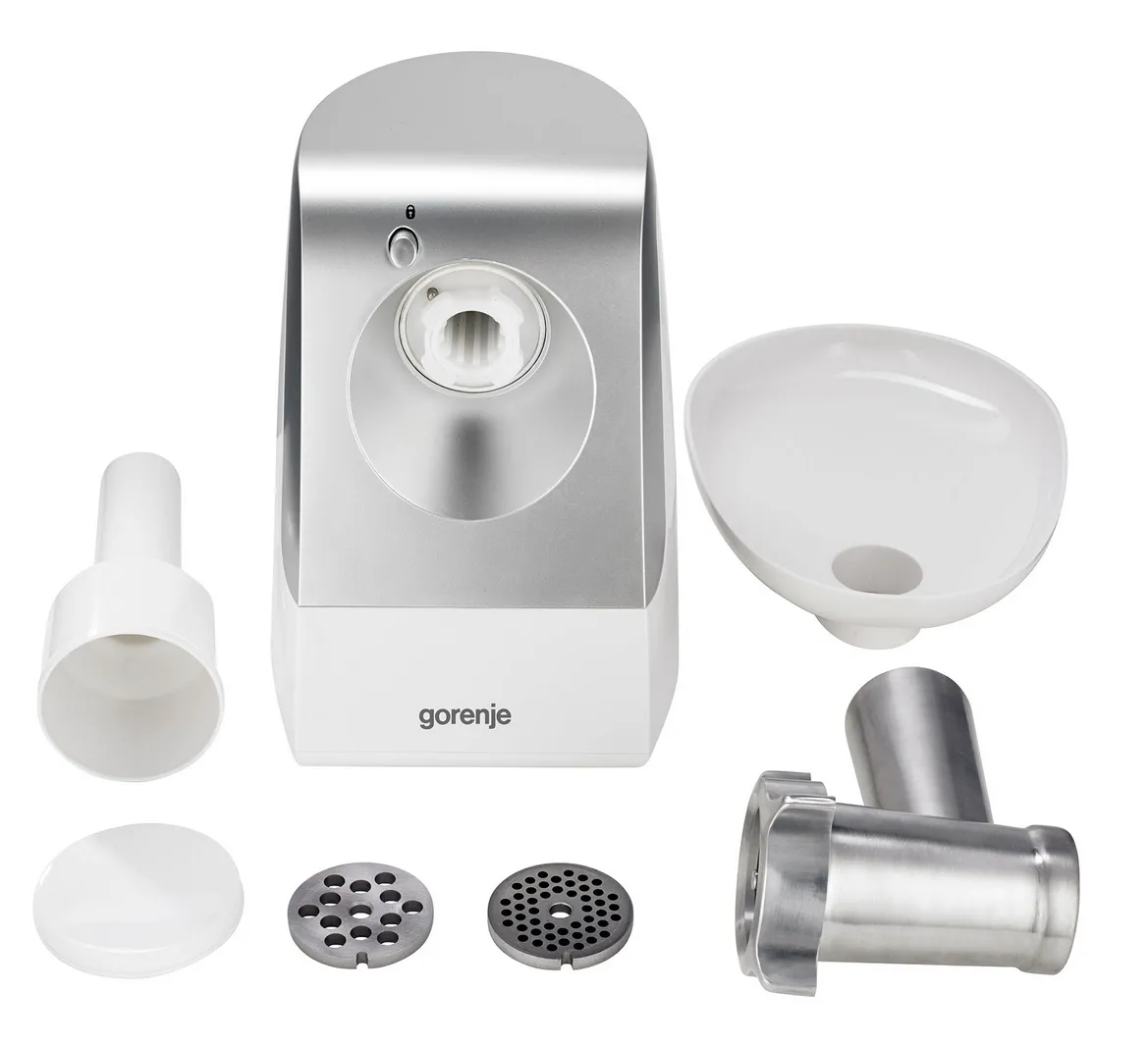 Мясорубка Gorenje MG1600W, Серебристый Белый