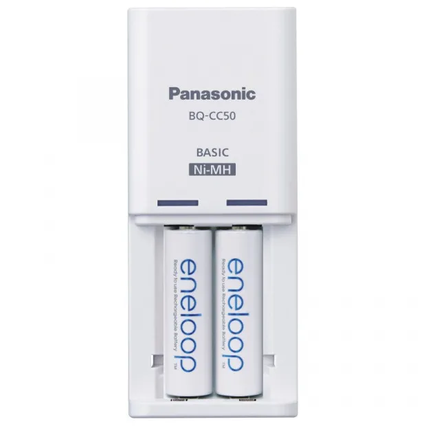 Încărcător Acumulatori Panasonic K-KJ50MCC20E, Alb