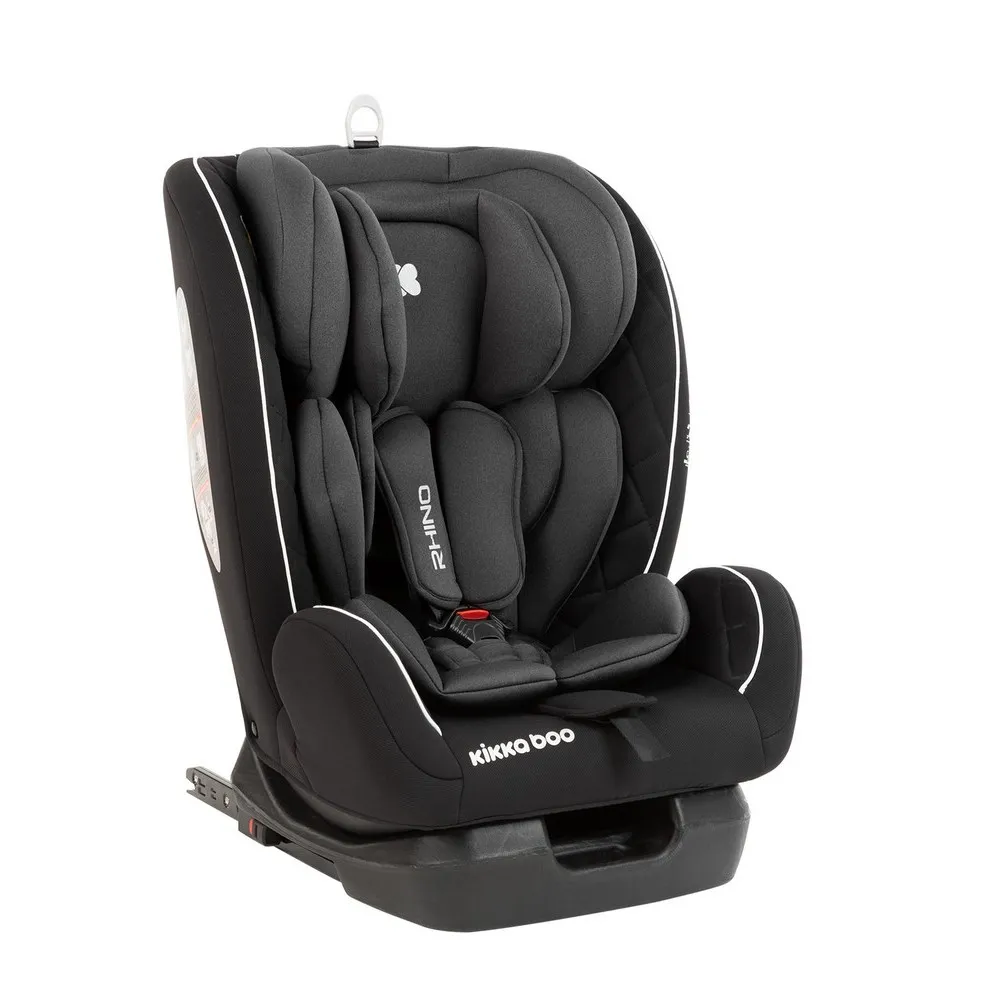 Scaun auto Kikka Boo Rhino ISOFIX, Grupa 0+/1/2/3 (0-36 kg), Negru
