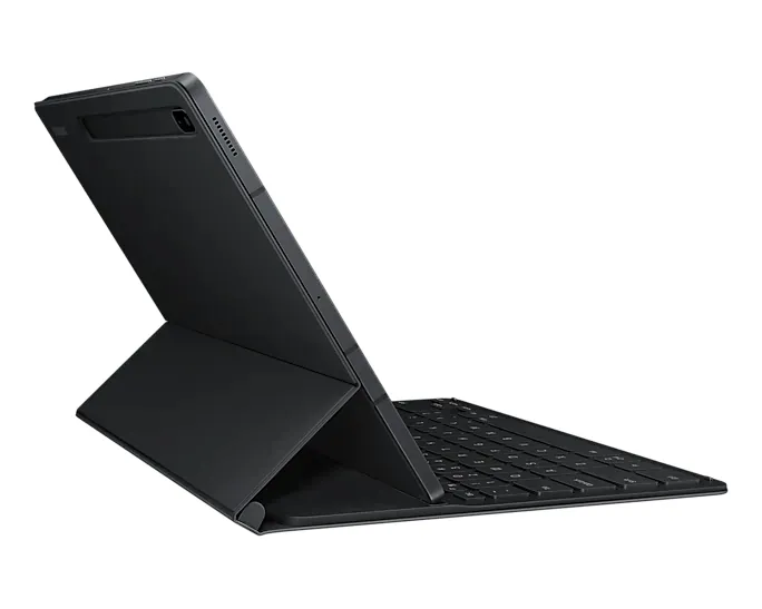 Husă pentru tabletă Samsung Galaxy Tab S7+ Book Cover Keyboard, 12,4", Poliuretan, Negru