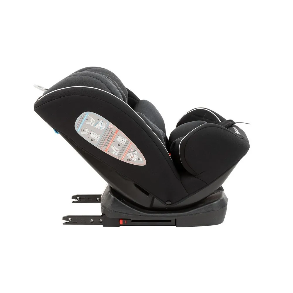 Scaun auto Kikka Boo Rhino ISOFIX, Grupa 0+/1/2/3 (0-36 kg), Negru