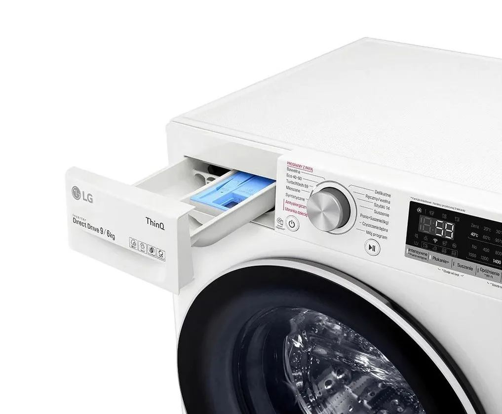 Mașină de spălat LG F4DV509S0E, 9 kg, Alb
