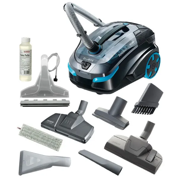 Aspirator Thomas DryBox Amfibia, Negru | Albastru