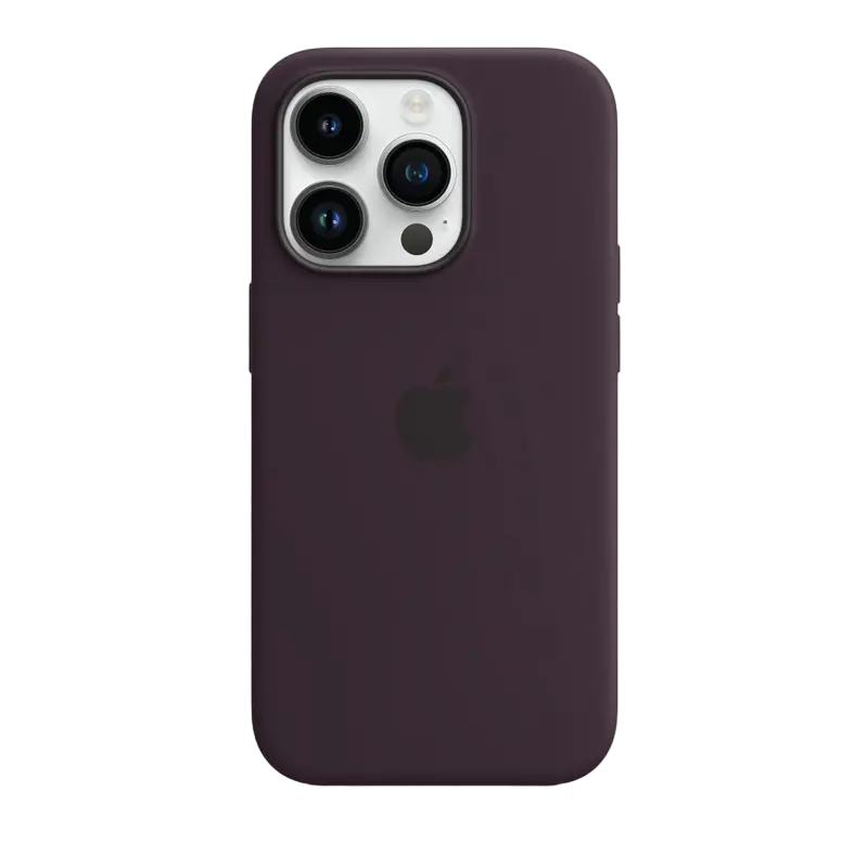 Original iPhone 14 Pro Silicone Case with MagSafe - Elderberry, Model A2912