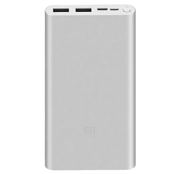 Acumulator extern Xiaomi Power Bank 3, 10000mAh, Argintiu