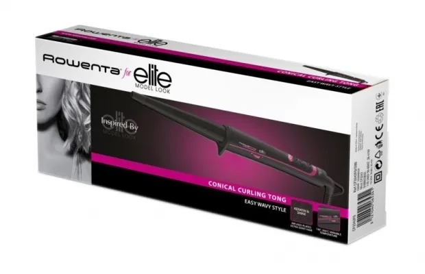 Плойка Rowenta Conical Curling Tong CF3242F0, Чёрный