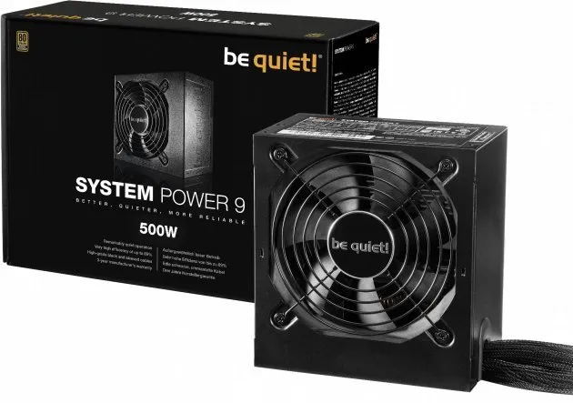 Блок питания для компьютеров be quiet! SYSTEM POWER 9, 500Вт, ATX, --