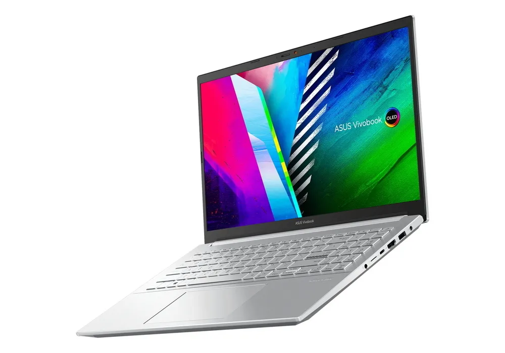 Laptop 15,6" ASUS Vivobook Pro 15 OLED M3500QA, Cool Silver, AMD Ryzen 5 5600H, 8GB/256GB, Fără SO