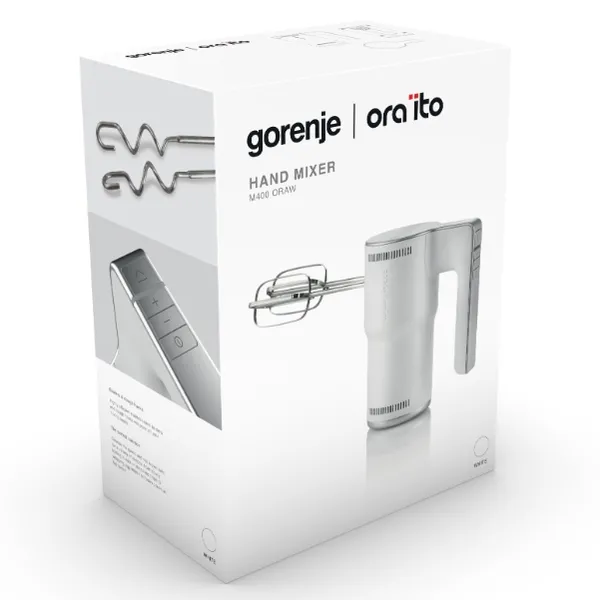 Миксер ручной Gorenje Ora ito M400ORAW, Белый