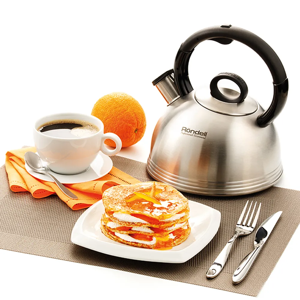 Ceainic Rondell Premiere, 2,4L, Oțel inoxidabil