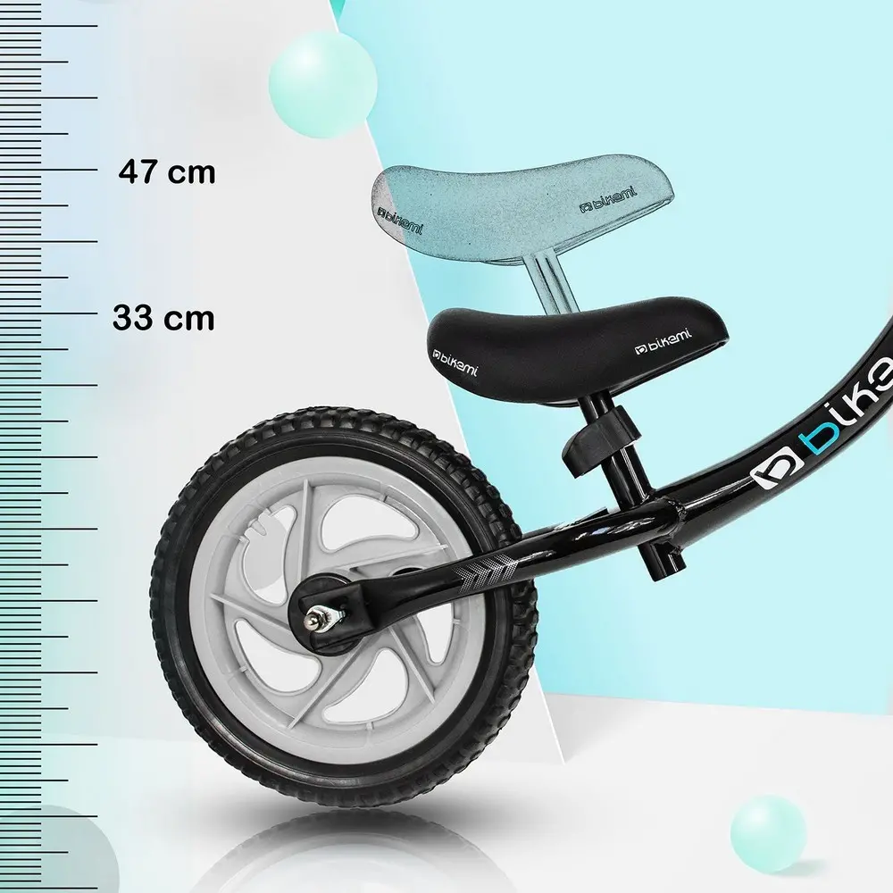 Bicicleta fara pedale| pentru copii JUMI (negru)