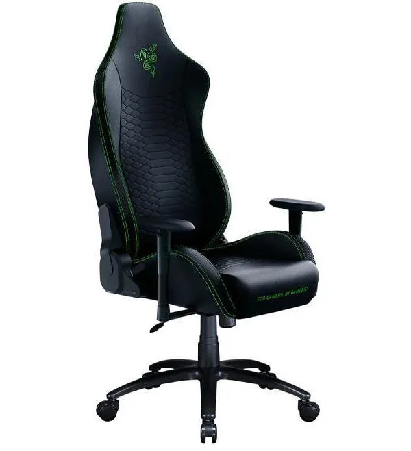 Scaun Gaming RAZER Iskur X, PVC Piele, Negru Verde