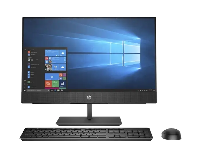 Computer All-in-One HP ProOne 400 G5, 20", Intel Core i5-9500T, 8GB/256GB, FreeDOS, Negru