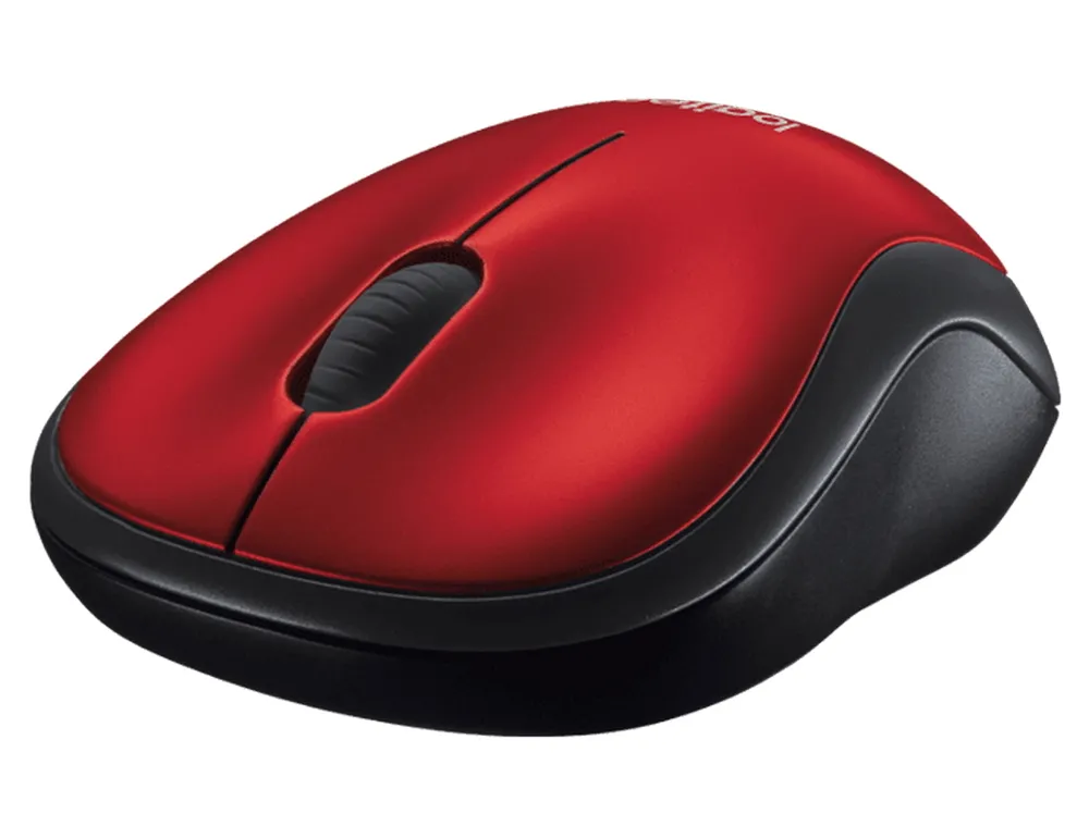 Беcпроводная мышь Logitech M185, Красный
