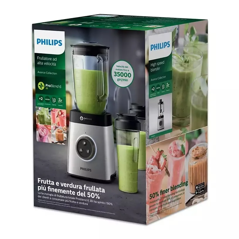 Blender staționar PHILIPS HR3655/00, Argintiu