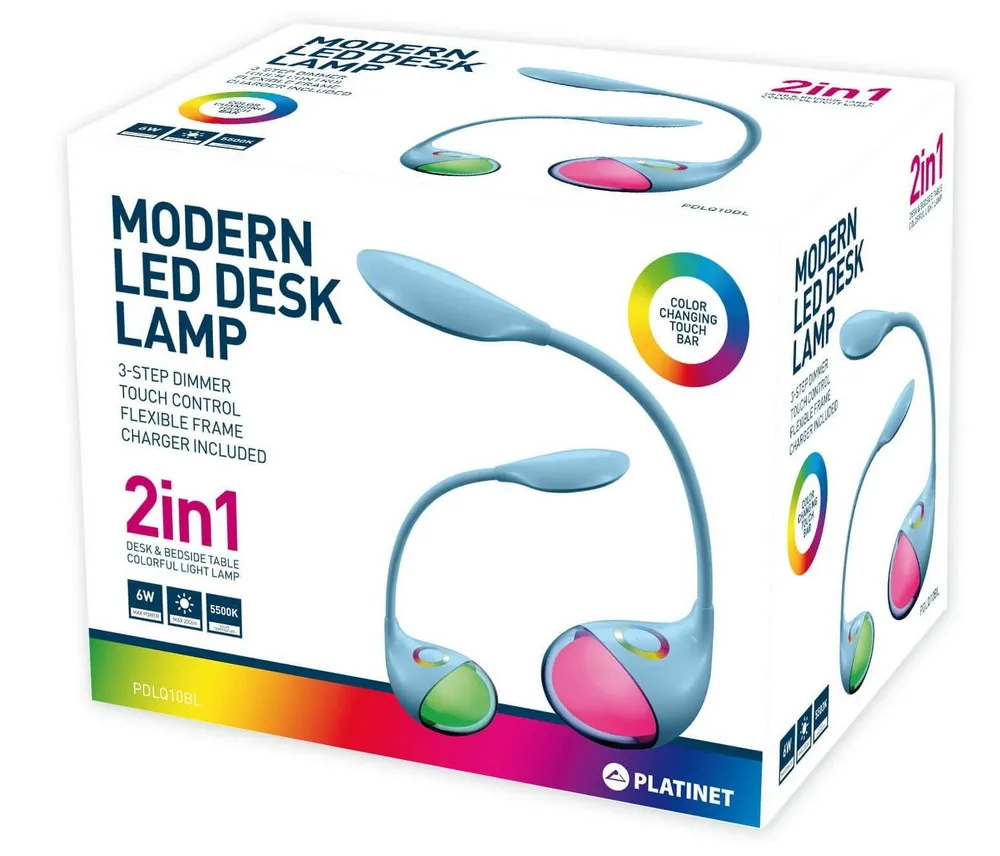 Настольная лампа Platinet DESK LAMP 6W  44347, Чёрный