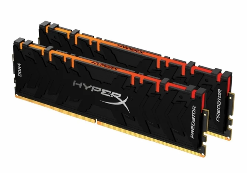Оперативная память Kingston HyperX Predator RGB, DDR4 SDRAM, 4266 МГц, 16Гб, HX442C19PB3AK2/16