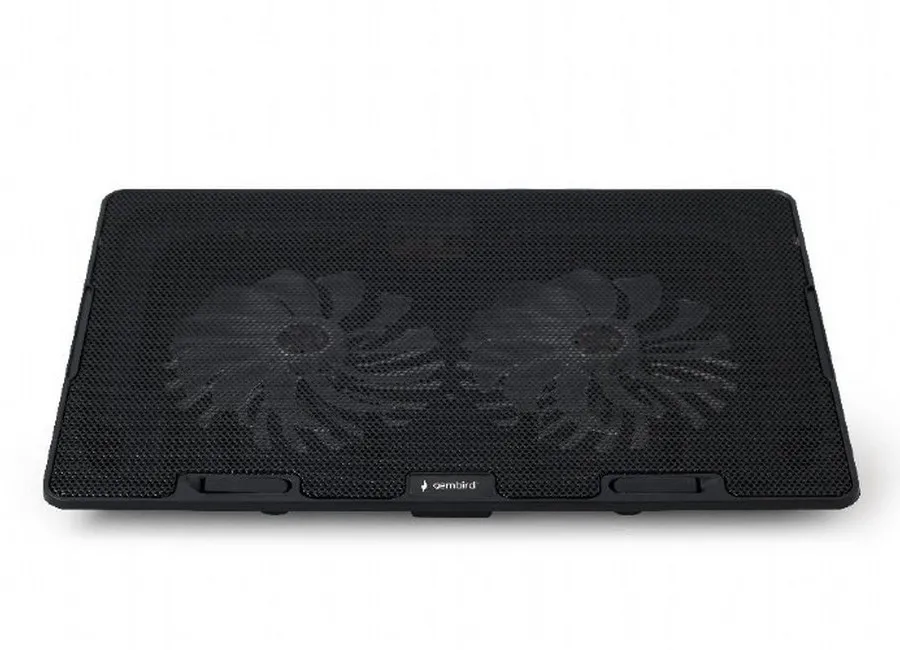 Suport de răcire pentru laptop Gembird NBS-2F15-02, 15,6", Negru