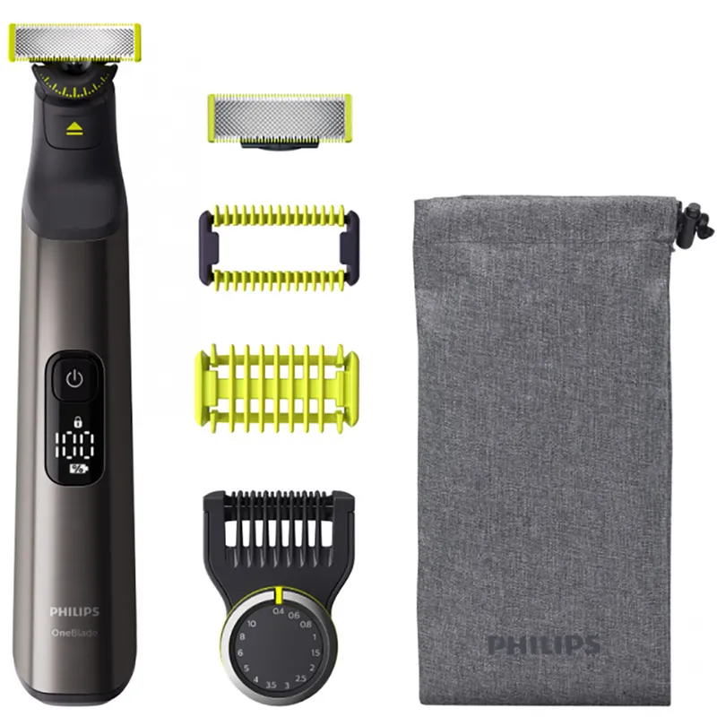 Trimmer pentru bărbați Philips OneBlade Pro 360 QP6551/15, Crom