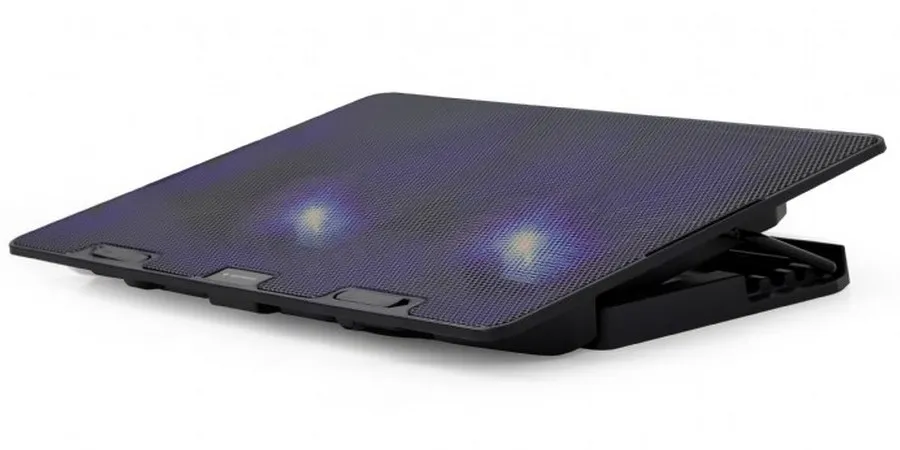 Suport de răcire pentru laptop Gembird NBS-2F15-02, 15,6", Negru