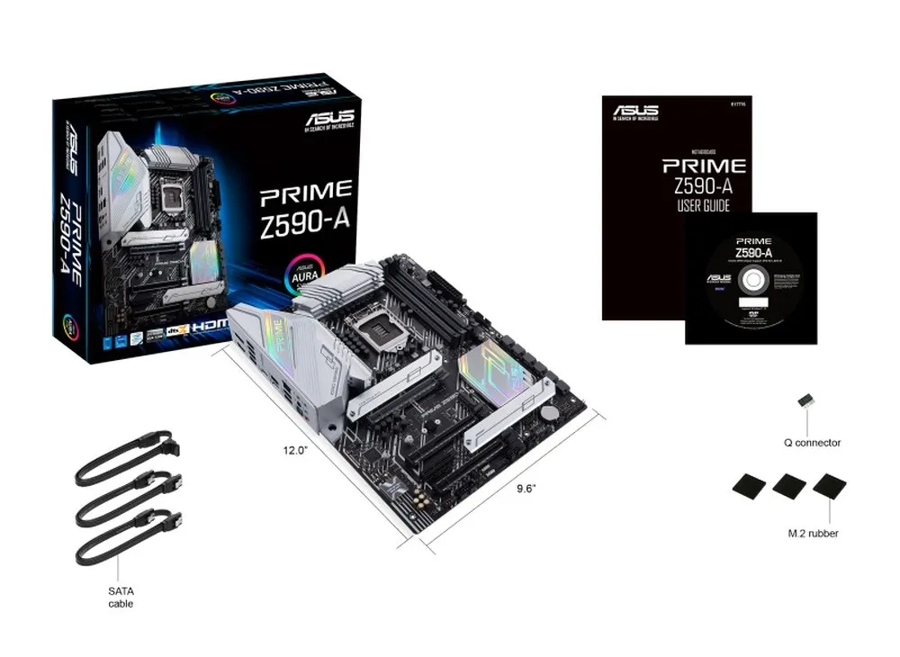 Материнская плата ASUS PRIME Z590-A, LGA1200, Intel Z590, ATX