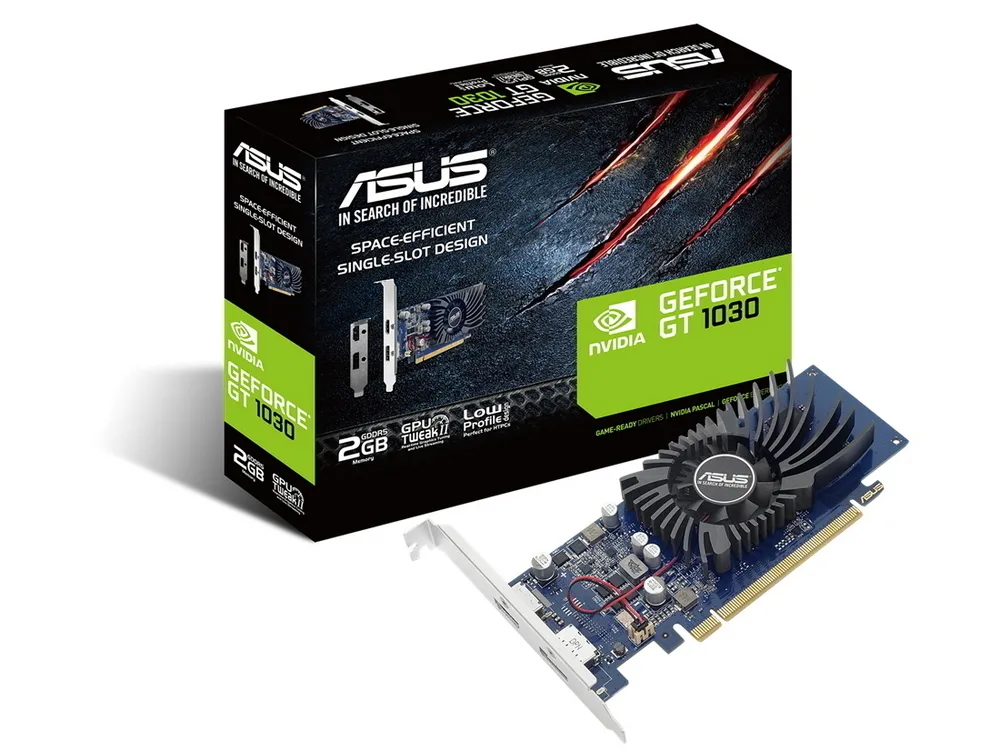 Placă Video ASUS GT1030-2G-BRK,  2GB GDDR5 64bit