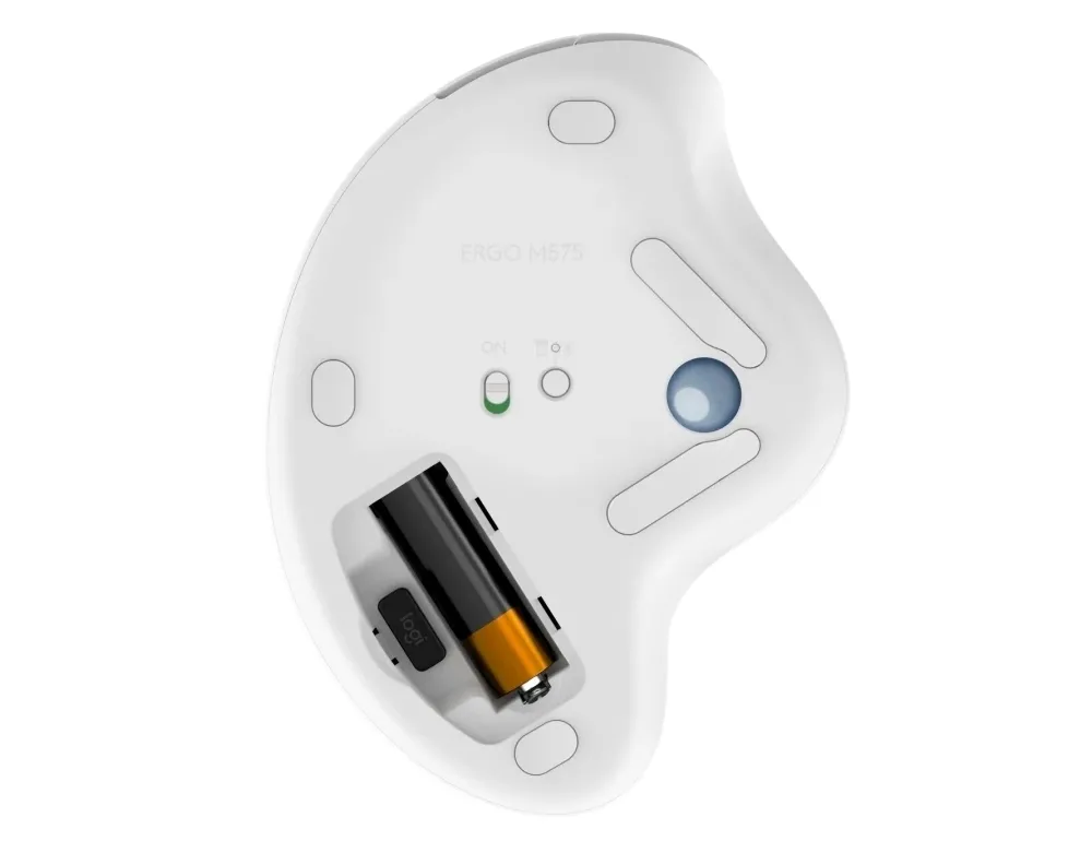 Беcпроводная мышь Logitech M575, Белый