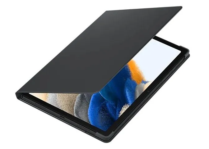 Husă pentru tabletă Samsung Tab A8 Book Cover, 10,5", Poliuretan, Gri închis