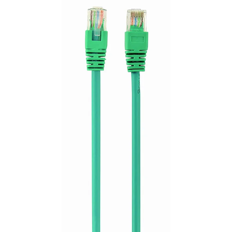 Patch cord Cablexpert PP12-2M/G, CAT5e UTP, 2m, Verde
