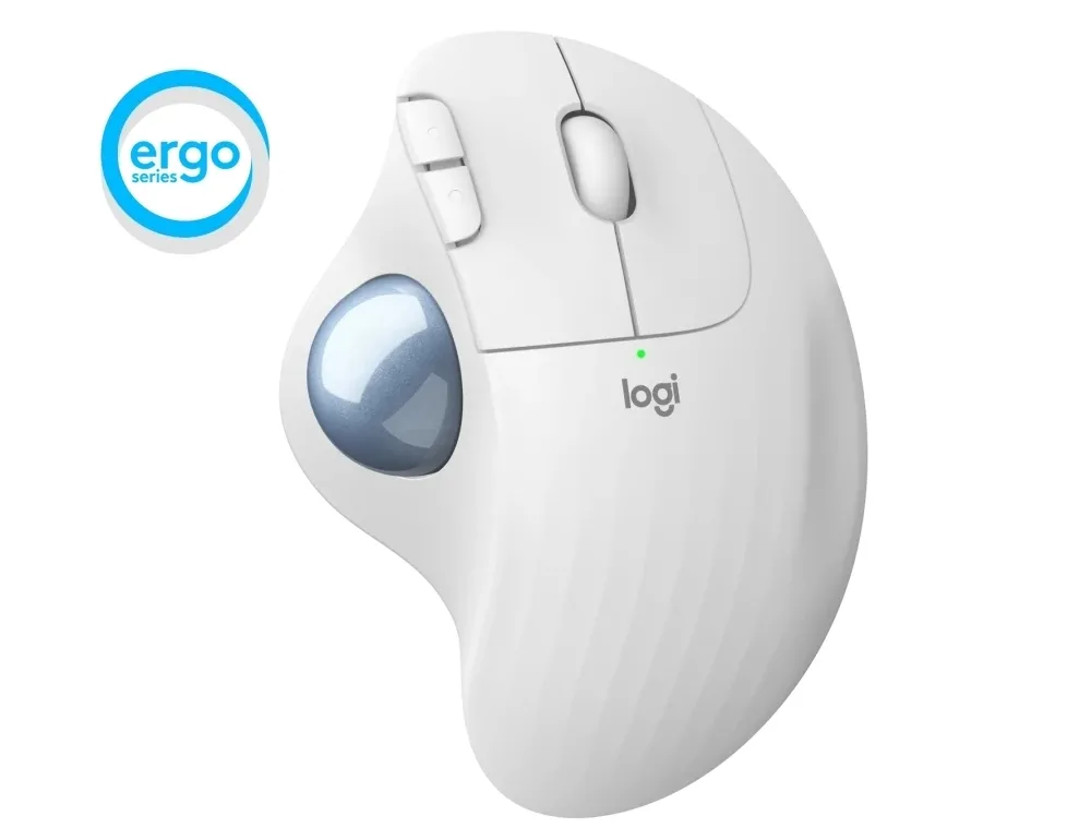 Беcпроводная мышь Logitech M575, Белый