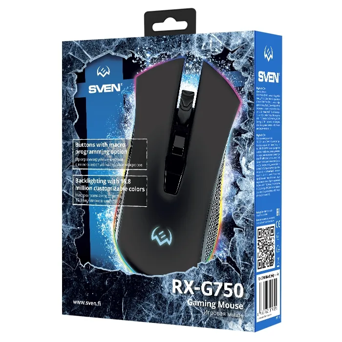 Gaming Mouse SVEN RX-G750, Negru