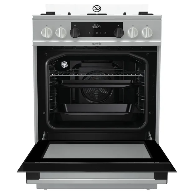 Aragaz Mixt Gorenje K 634 XF, Oțel inoxidabil