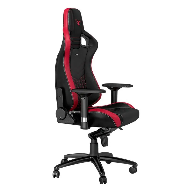 Scaun Gaming Noblechairs Epic, PU Piele, Negru/Rosu