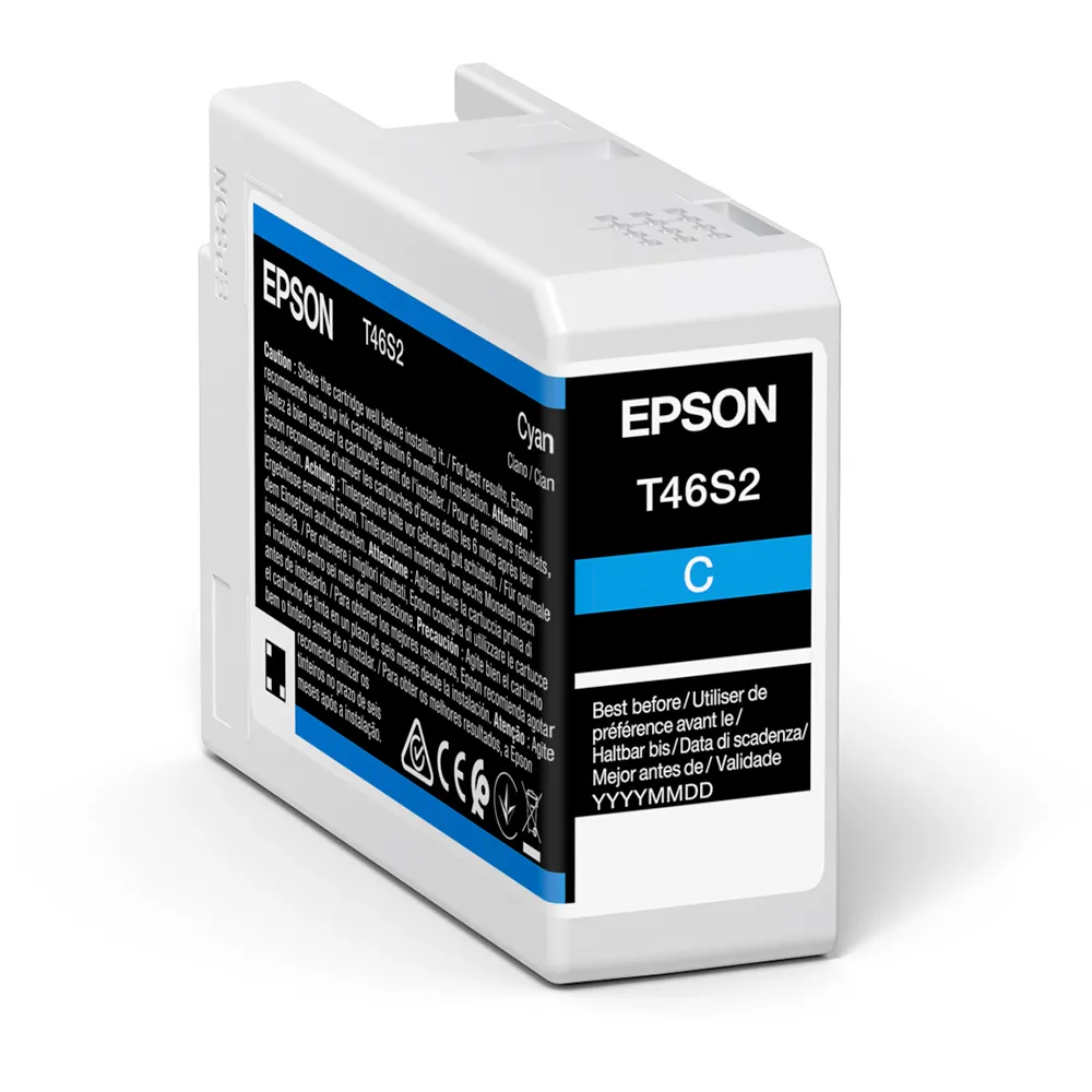 Cartuș de cerneală Epson T46S UltraChrome Pro 10, 25ml, Cyan
