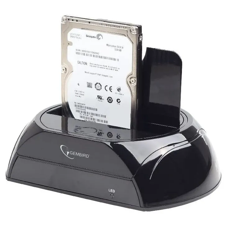 Docking Station pentru HDD/SSD Gembird HD32-U3S-2, Negru (HD32-U3S-2)