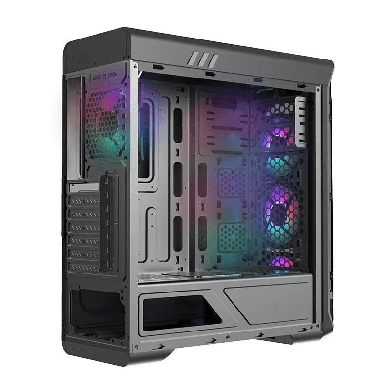 Carcasă PC Gamemax StarLight FRGB, Midi-Tower, ATX, Alb