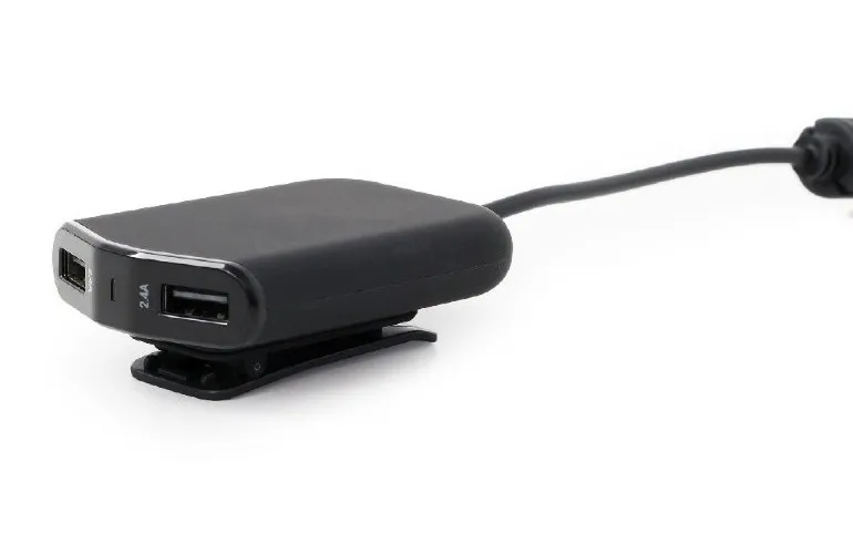 Автомобильное зарядное устройство Energenie EG-4U-CAR-01, Чёрный