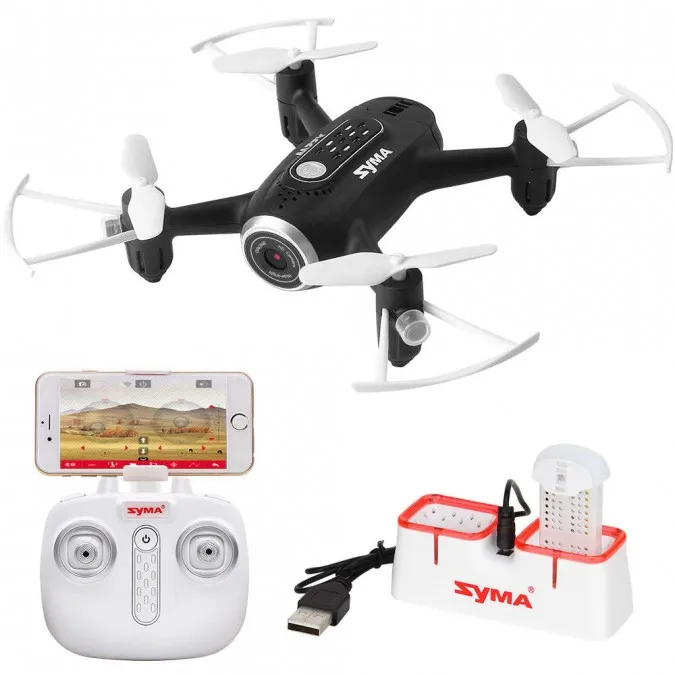 Dronă Syma X22W, Negru