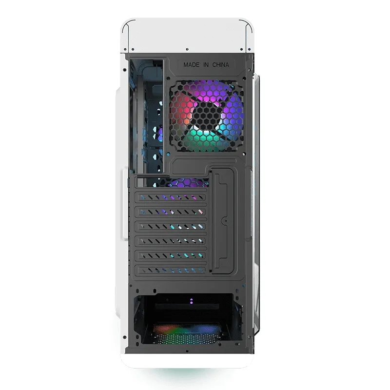 Carcasă PC Gamemax StarLight FRGB, Midi-Tower, ATX, Alb