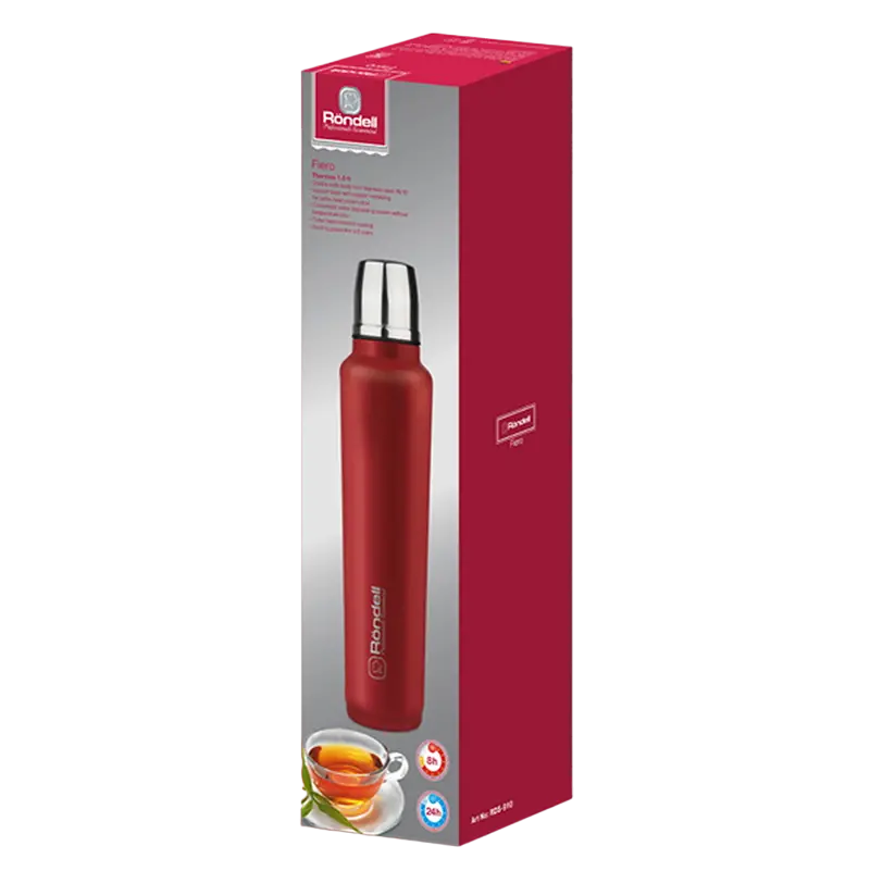Termos Rondell Fiero, 1L, Roșu