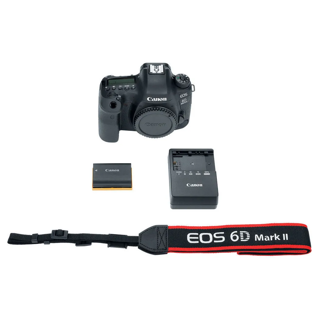 Aparat foto DSLR Canon EOS 6D Mark II, Negru