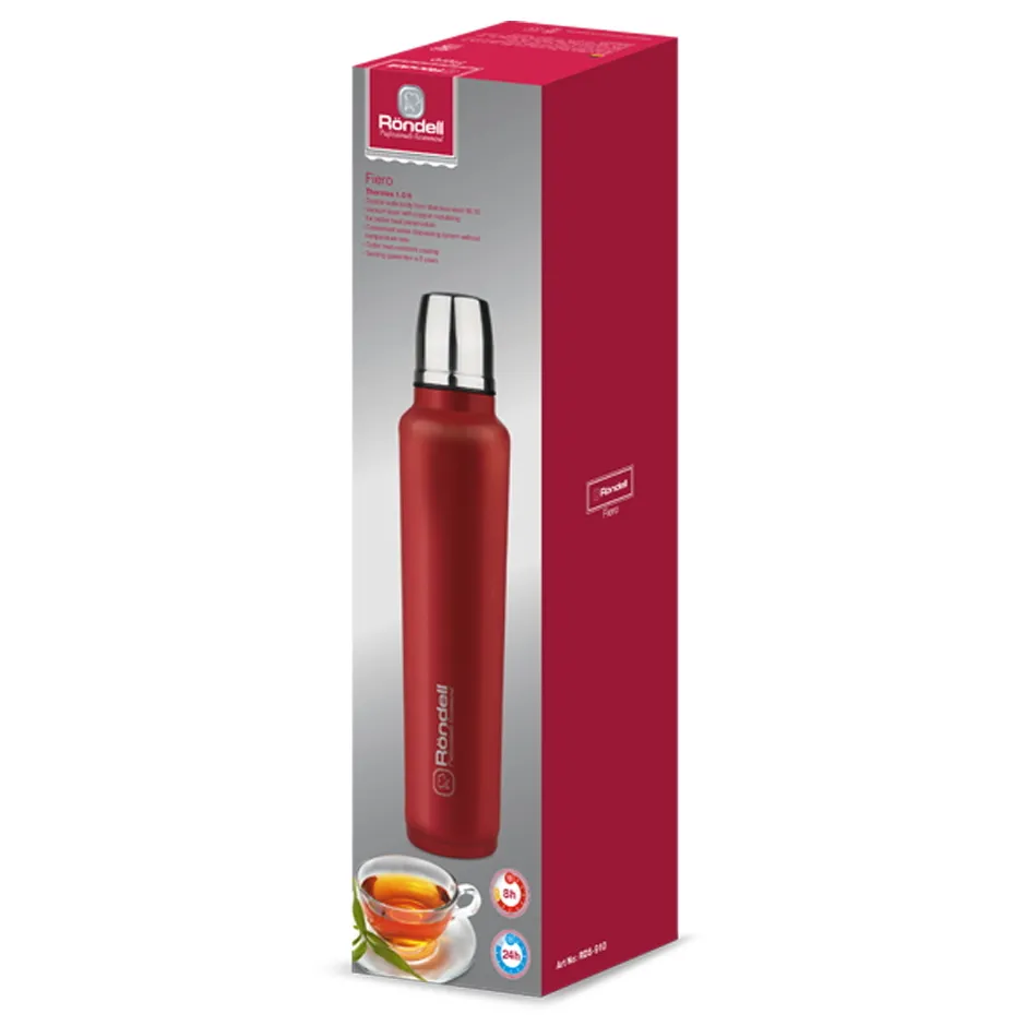 Termos Rondell Fiero, 1L, Roșu