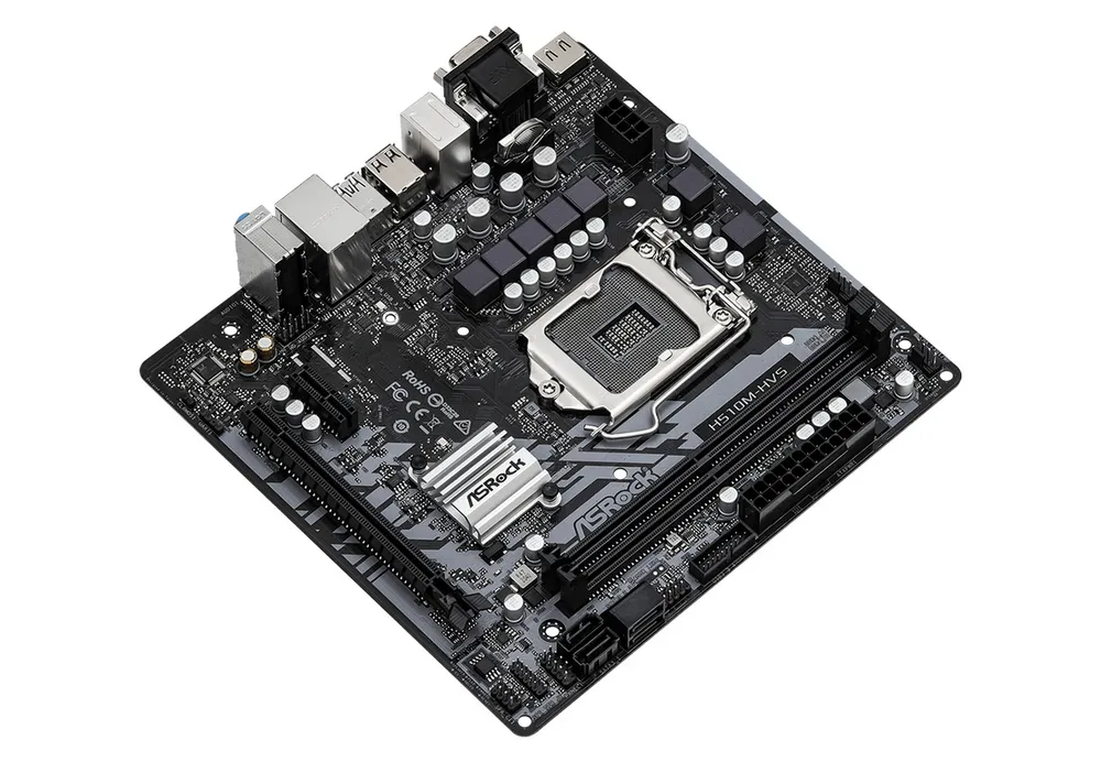 Материнская плата ASRock H510M-HVS  R1/R2.0, LGA1200, Intel H510, Micro-ATX
