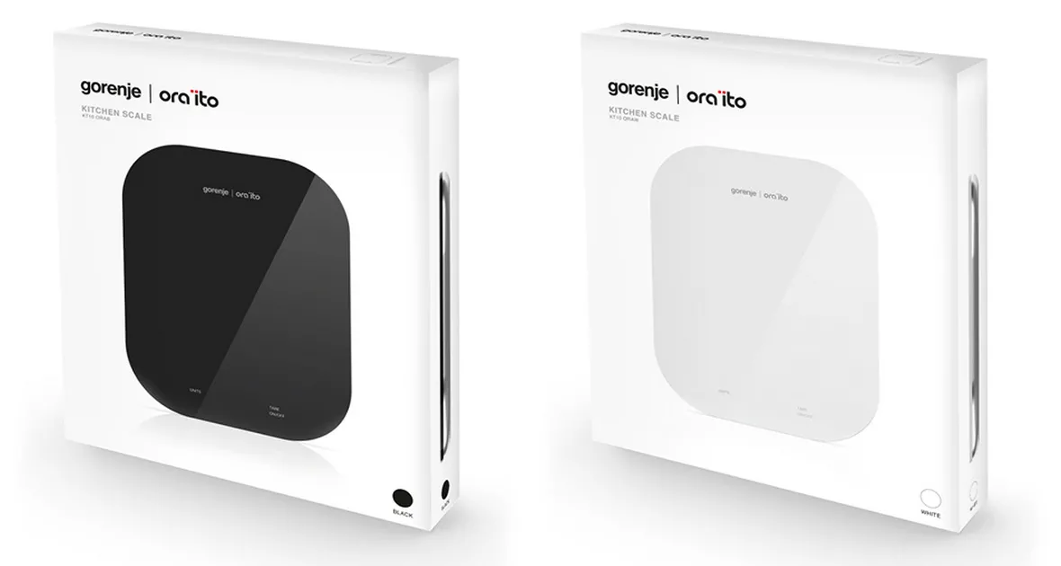 Cântar electronic de bucătărie Gorenje Ora ito KT10 ORAB, Negru