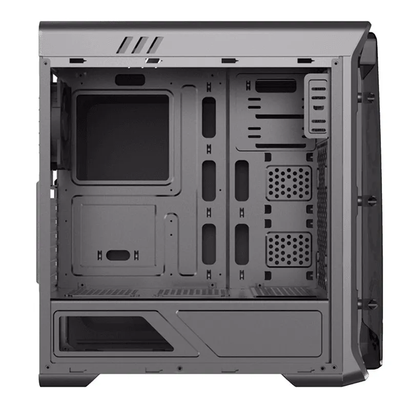 Carcasă PC Gamemax StarLight FRGB, Midi-Tower, ATX, Alb