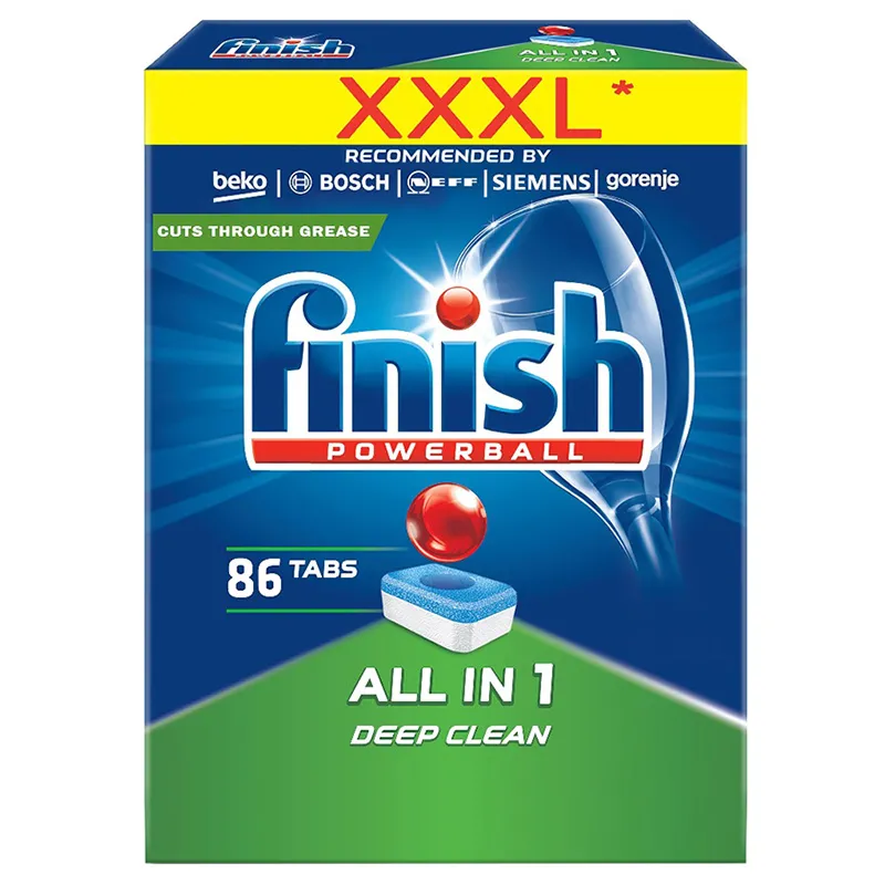 Capsule All in One Finish Powerball, 86 buc