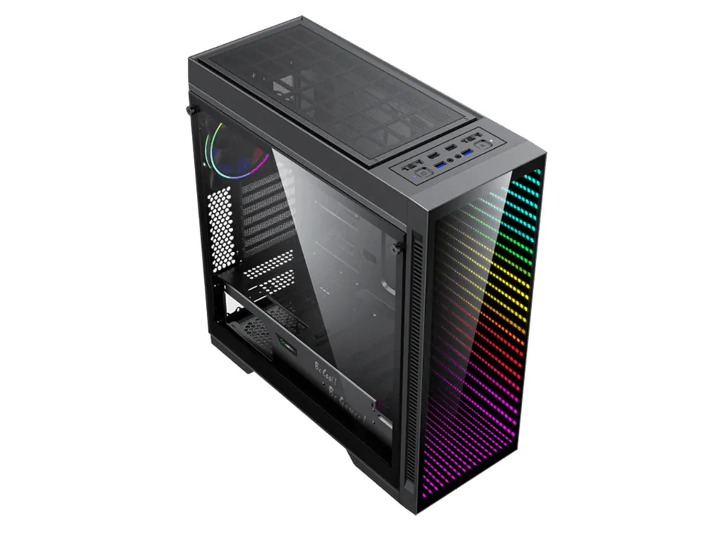 Carcasă PC Gamemax Abyss TR, Midi-Tower, ATX, Negru