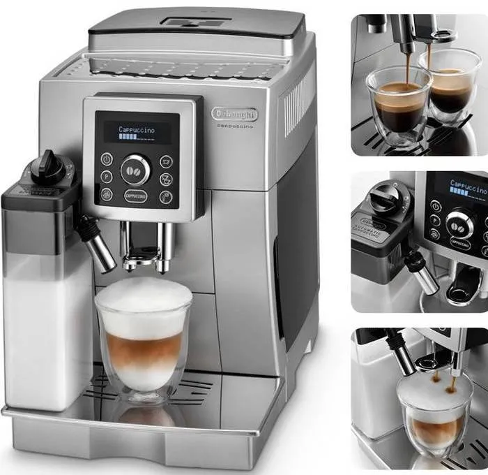 Espressor automat De'Longhi ECAM23.460S, Argintiu
