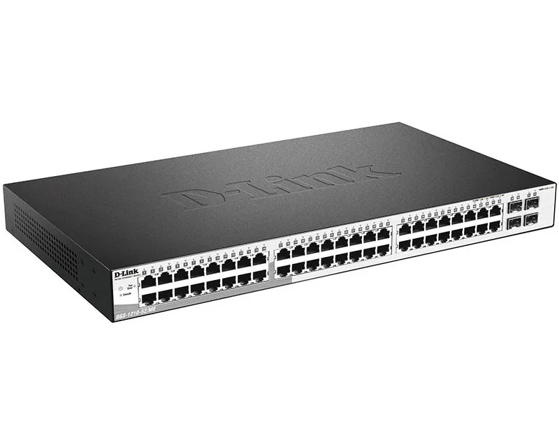 Сетевой коммутатор D-Link DGS-1210-52/ME, 48x 10/100/1000 Мбит/с, 4x SFP