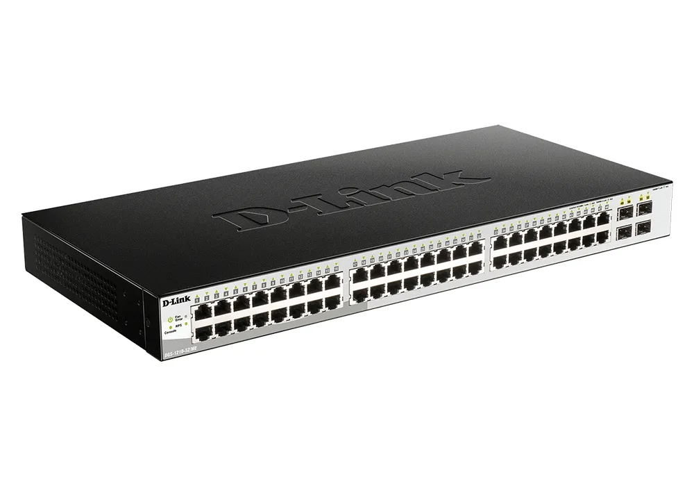 Сетевой коммутатор D-Link DGS-1210-52/ME, 48x 10/100/1000 Мбит/с, 4x SFP